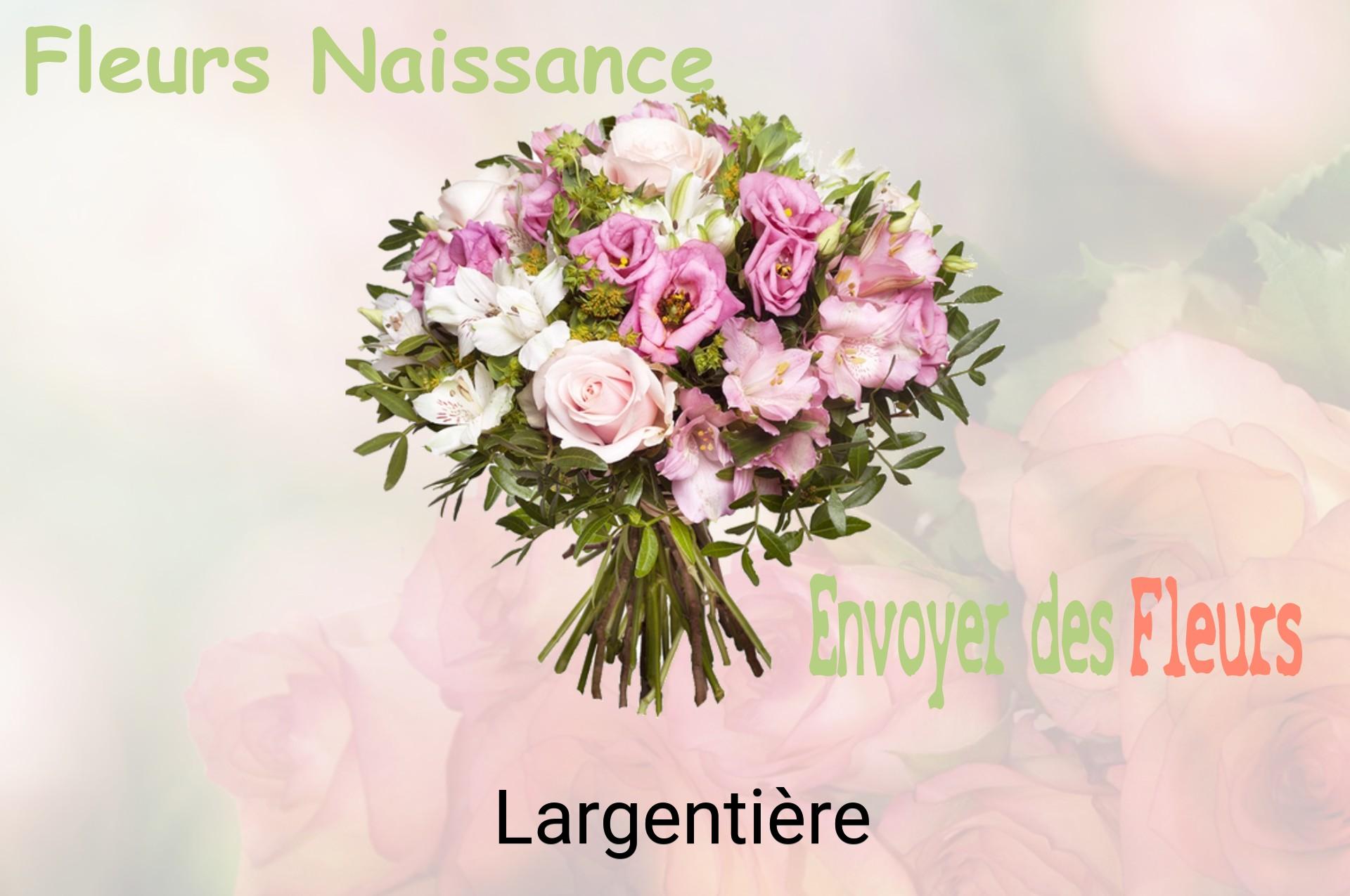 Bouquet de fleurs de naissance livré à Largentière